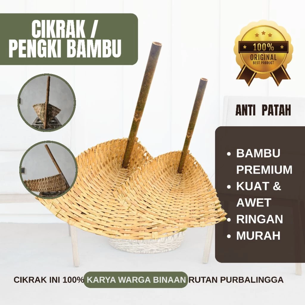 Cikrak Pengki dari Bambu