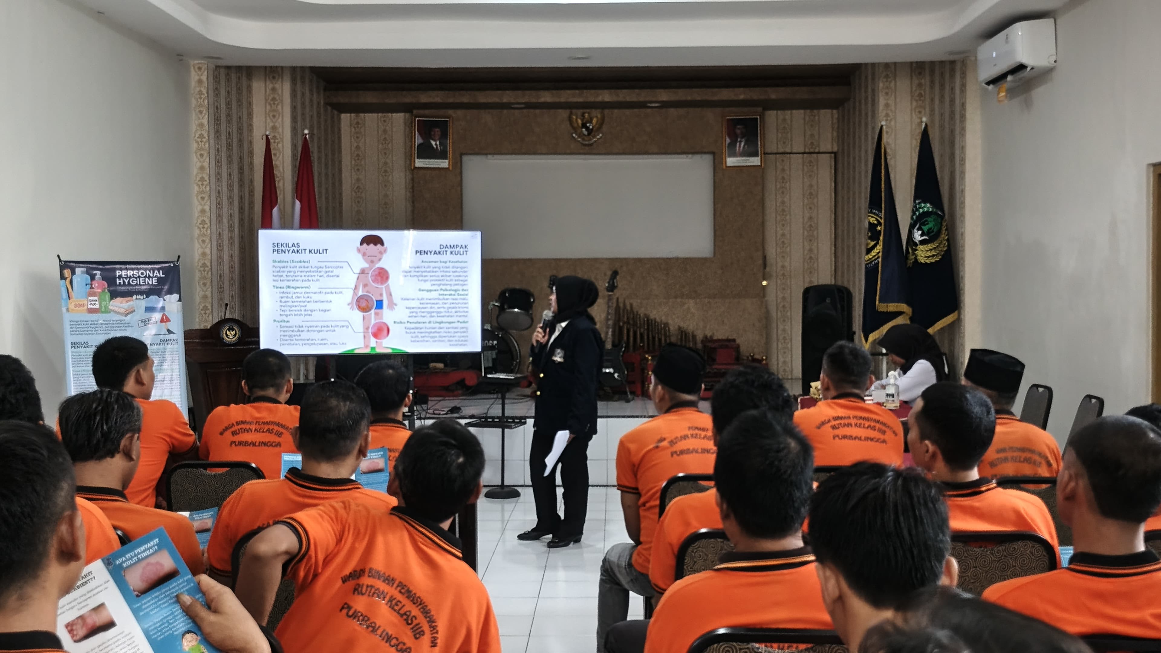 Tingkatkan Kesadaran Hidup Bersih, Rutan Purbalingga Gelar Penyuluhan Personal Hygiene bagi Warga Binaan